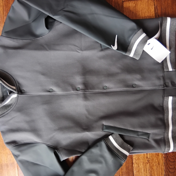 Nike Other - Nike Black and Gray Varsity Jacket